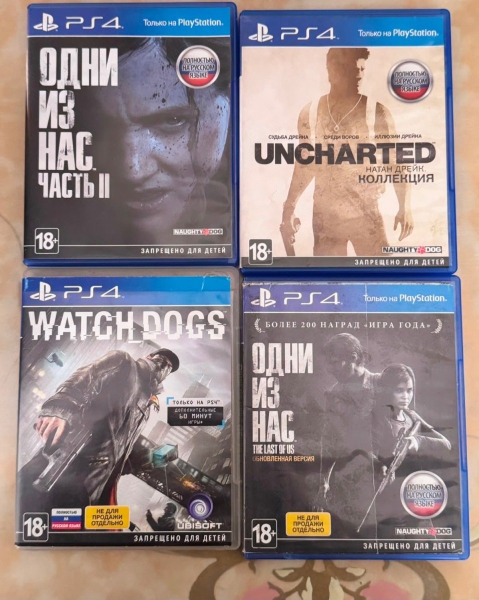 Диски на PS4