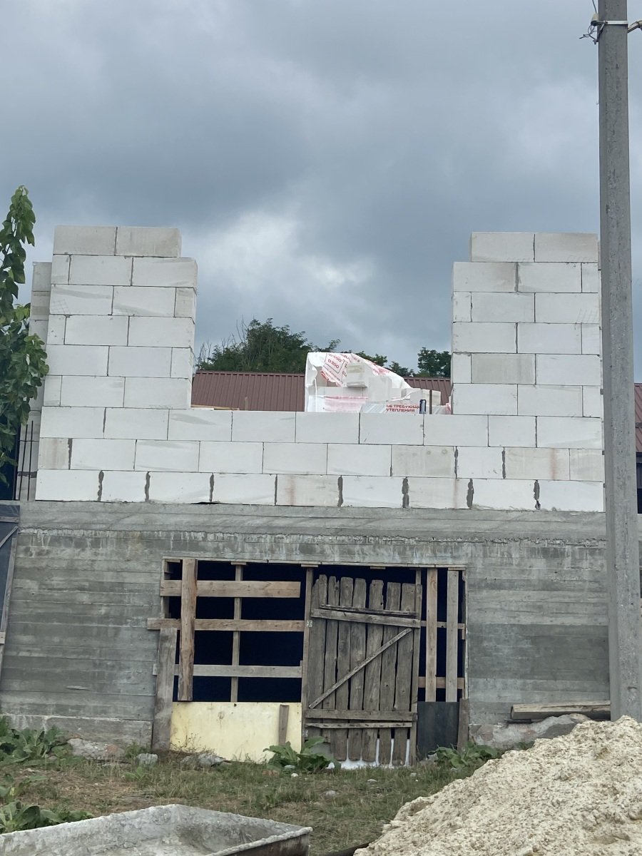 Укладка газоблока