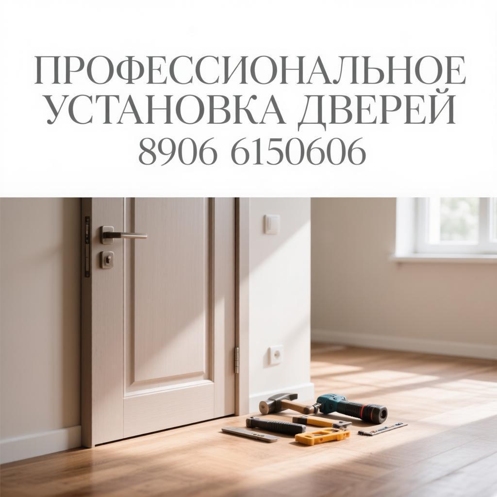 Профессиональная установка дверей