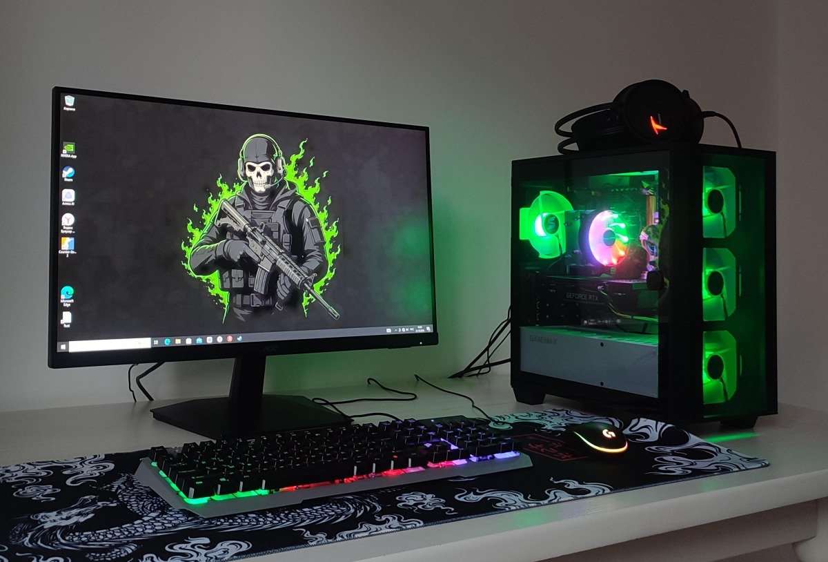 🔥 Игровой компьютер RTX 2060 SUPER + монитор 180 Гц!